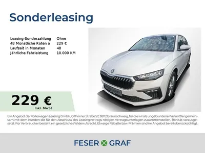 Skoda Skoda Scala Essence 1.0 TSI - LED,PDC,SHZ,BLUET,ALU im Auto Abo von LeasingTime