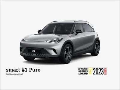 Smart smart #1 Pure ⚡ Wartung & Verschleiß inkl.*❗️(LED, 18" LM, Android Auto/Carplay, uvm.) im Auto Abo von LeasingMarkt.de