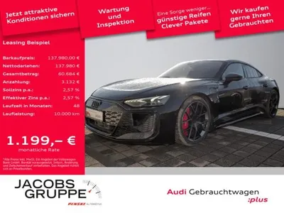 Audi Audi RS e-tron GT perf. All Black/Carbon/S-Sitze/Laser/360°/HuD im Auto Abo von LeasingMarkt.de