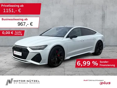 Audi Audi RS 7 Sportback TFSI QU MATRIX+HuD+B&O+PANO+360° im Leasing von Null-Leasing