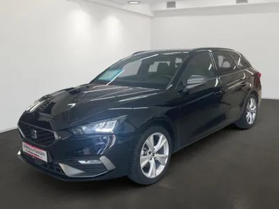 Seat Seat Leon Sportstourer 1.5 eTSI DSG LED NAV KAMERA - FR SHZ ALLSEASON im Leasing von LeasingMarkt.de
