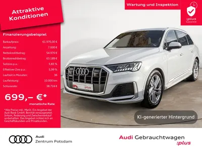 Audi Audi SQ7 TFSI quattro MATRIX NAVI STANDHZ im Leasing von Null-Leasing