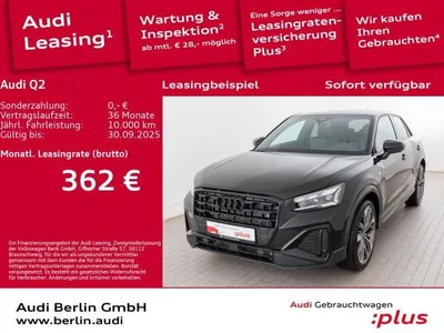 Audi Audi Q2 S line 35 TFSI S tr. AHK MATRIX SONOS NAVI im Auto Abo von LeasingMarkt.de