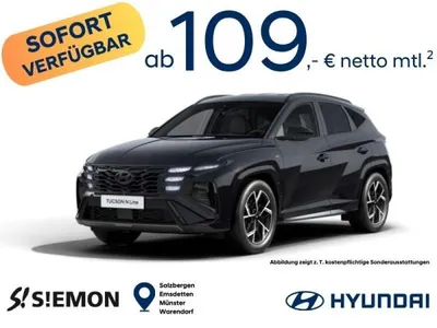Hyundai Hyundai TUCSON N-Line ✔️ 1.6 T-GDI ✔️ 110 kW ✔️ MY27 ✔️ 7-Gang-DCT ✔️ sofort verfügbar ✔️ Gewerbekundenaktion im Leasing von LeasingMarkt.de