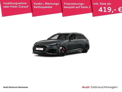 Audi Audi RS 4 2.9 TFSI quattro Head-up Pano virtual B&O im Leasing von Null-Leasing