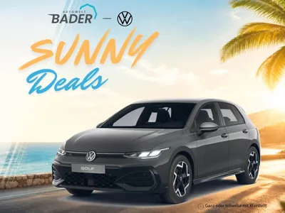 VW Volkswagen Golf R-Line "Sunny Deals" AUTOWELT-BADER! im Leasing von Null-Leasing