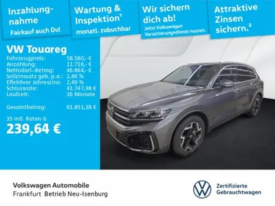 VW Volkswagen Touareg 3.0 V6 TDI R-Line 4Motion Navi AHK IQ.LIGHT - HD-Matrix-Scheinwerfer Rückfahrkamera im Leasing von LeasingMarkt.de