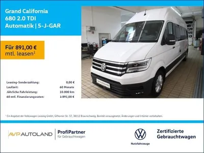 VW Volkswagen Grand California 680 2.0 TDI Automatik | 5-J-GAR im Auto Abo von LeasingMarkt.de