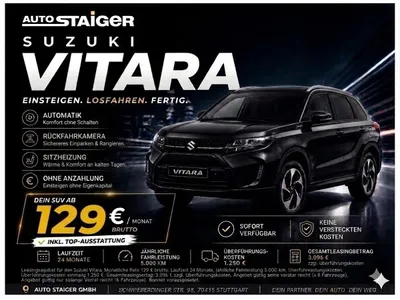 Suzuki Suzuki Vitara Comfort Automatik🔥Top Ausstattung🔥 im Leasing von LeasingMarkt.de