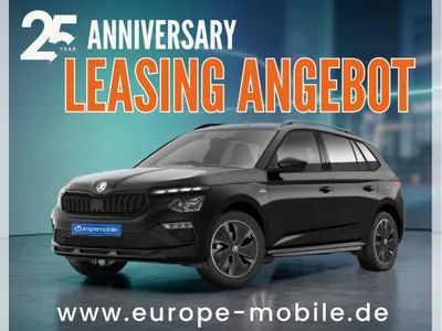 Skoda Skoda Kamiq Monte Carlo „25th Anniversary“ 1.5 TSI 150 DSG (UVP 40.130€/SOFORT) PANO|SmartLink|Kessy|Rückfahrkam im Leasing von LeasingMarkt.de