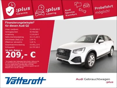 Audi Audi Q2 40 TFSI quattro advanced Leder Navi ACC CarPlay im Auto Abo von LeasingMarkt.de