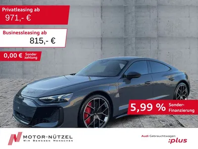 Audi Audi RS e-tron GT QU MATRIX+NAVI+HuD+B&O+AIR+21"LM im Auto Abo von Null-Leasing