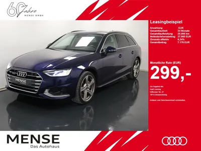 Audi Audi A4 Avant 40 TDI quattro S tronic advanced |FLA im Leasing von Null-Leasing