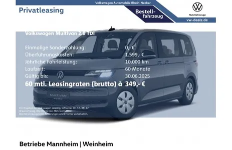VW VW Multivan 2.0 TDI SCR DSG im Auto Abo von Leasingdeal.de