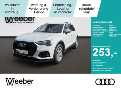 Audi Audi Q3 *AHK*NAVI*LED*GRA*KESSY*SHZ*5J GAR AHK Navi im Leasing von Null-Leasing