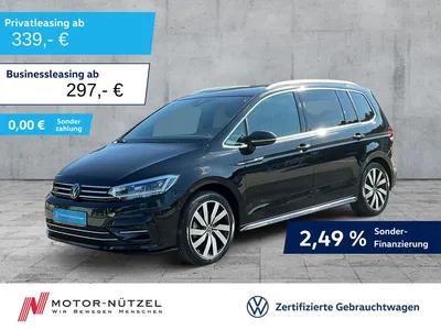 VW Volkswagen Touran 2.0 TDI DSG R-LINE 5JG+LED+NAVI+AHK+ACC im Leasing von Null-Leasing