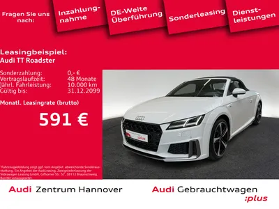 Audi AUDI TT Roadster 40 TFSI S line Sel. Kamera DAB Navi im Auto Abo von Null-Leasing