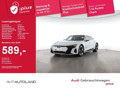 Audi Audi e-tron GT quattro | Pano | Rückfahrkamera im Auto Abo von Null-Leasing