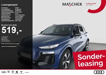 Audi Audi Q6 e-tron S line HUD 360° 0.25% AHK Matrix LM20 im Leasing von Null-Leasing