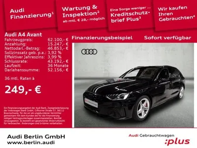Audi Audi A4 Avant S line 45 TFSI qu. S tr. PDC NAVI 360°K im Auto Abo von LeasingTime