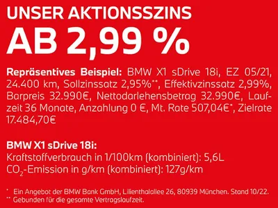 BMW BMW X7 xDrive40d M Sport Pro 22" SkyL FernP StHz AHK im Leasing von Null-Leasing