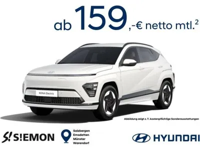 Hyundai Hyundai Kona Elektro Select ⚡ 48,4kWh ⚡ andere Farben möglich ⚡ 4-6 Wochen Lieferzeit im Auto Abo von LeasingMarkt.de