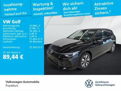 VW Volkswagen Golf VIII 1.5 TSI Goal Navi LEDPlus DAB+ FrontAssist im Auto Abo von LeasingTime