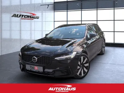 Volvo Volvo V90 T6 Recharge Plus Dark Plug-In Hybrid AWD LED im Leasing von Null-Leasing