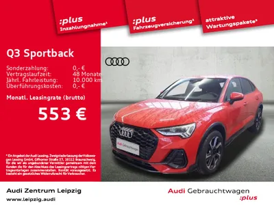 Audi AUDI Q3 Sportback 45 TFSIe S-line *LED*Navi* im Auto Abo von Null-Leasing