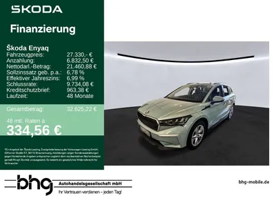Skoda Skoda Enyaq iV 50 Loft im Leasing von Null-Leasing