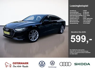 Audi Audi A7 Sportback 50TDI 286PS QUATTRO PANO.MATRIX.KAM im Leasing von Null-Leasing