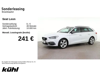 Seat Seat Leon SP 1.5 eTSI DSG FR LED Kamera App Navi im Auto Abo von Null-Leasing