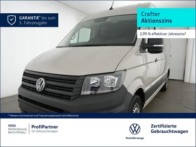 VW Volkswagen Crafter Kasten Mittel Navi Vorb. AHK AppConnect im Leasing von Null-Leasing