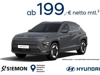 Hyundai Hyundai Kona Elektro Trend ⚡ 65,4kWh ⚡ andere Farben möglich ⚡kurzfristig verfügbar im Auto Abo von LeasingMarkt.de