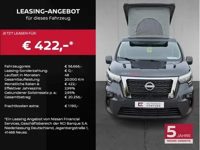 Nissan Nissan Primastar SEASIDE Revotion/Dethleffs dCi170 DCT im Auto Abo von LeasingMarkt.de