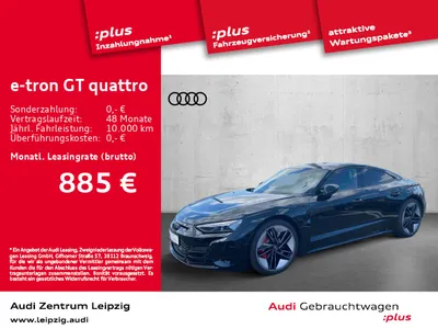 Audi AUDI e-tron GT qu. *Laserlicht*Pano*Assistenzpaket+* im Auto Abo von Null-Leasing