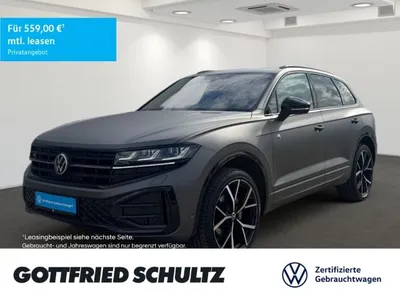 VW Volkswagen Touareg R-LINE TDI DSG AHK WKR PANORAMA BLACK-ST im Leasing von Null-Leasing