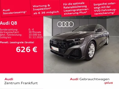 Audi Audi Q8 45 TDI quattro tiptronic MatrixLED Luft AHK A im Auto Abo von Null-Leasing
