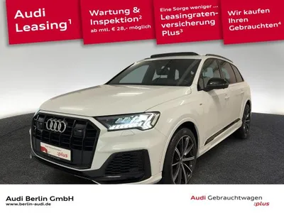 Audi Audi Q7 S line 55 TFSI qu.tiptr. AHK STDHZG HUD PANO im Leasing von LeasingMarkt.de