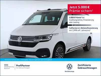 VW Volkswagen T6.1 California Ocean Edition 4Motion AHK Navi LED im Auto Abo von LeasingMarkt.de
