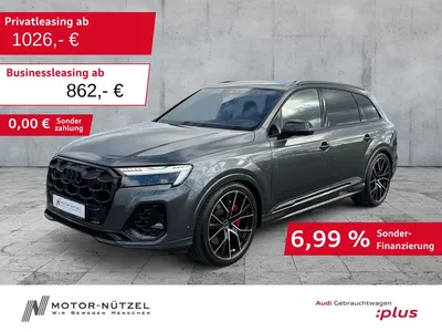 Audi Audi SQ7 TFSI QU MATRIX+NAVI+HuD+B&O+AHK+PANO+AIR+22" im Leasing von Null-Leasing