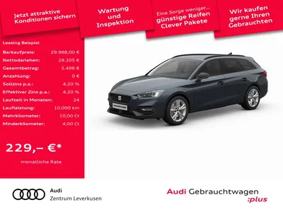Seat Seat Leon Sportstourer TDI 2.0 TDI 110 kW FR ACC LED im Auto Abo von Null-Leasing