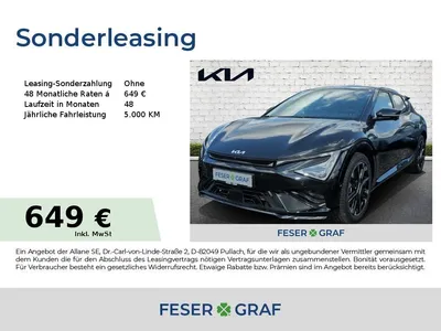 Kia Kia EV6 PE 84 AWD GT Line WP GD DWP SD DE TE im Leasing von Null-Leasing
