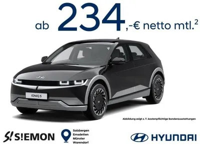 Hyundai Hyundai IONIQ 5 DYNAMIQ 170PS ⚡ zeitnah Verfügbar ⚡ Abyss Black im Auto Abo von LeasingMarkt.de