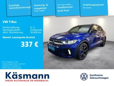 VW Volkswagen T-Roc R 4Motion R-PERFORMANCE-PANO BLACKSTYLE *INKL WINTERRÄDER + GARANTIE* im Auto Abo von LeasingTime
