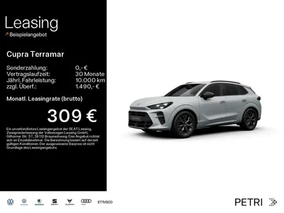 Cupra Cupra Terramar 1.5 eTSI 110 kW *AHK*NAVI*BussinesPak*D im Leasing von Null-Leasing