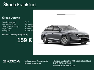 Skoda Skoda Octavia Combi Selection 2,0 TDI Navi/ Fahrassist im Leasing von Null-Leasing