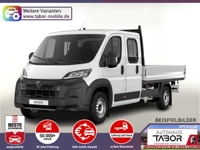 Peugeot Peugeot Boxer Pritsche DoKa 435 AT L4 AHK CarP Kam Visib im Leasing von 9drive
