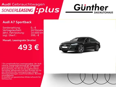 Audi Audi A7 Sportback 45 TFSI QUATTRO S LINE+WINTERRÄDER+ im Leasing von Null-Leasing
