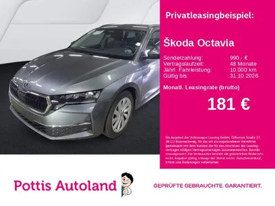 Skoda Skoda Octavia Combi 2.0 TDI DSG SELECTION AHK NAVI KAM im Leasing von Null-Leasing